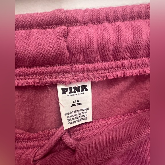 Women’s Pink sweatpants, never worn, size large - Picture 2 of 3